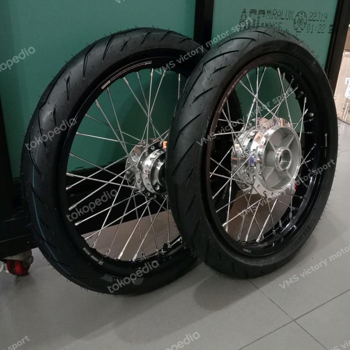 velg set jari jari RX king Vixion Jupiter x MX ban Pirelli ring 17