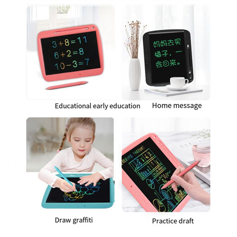 

Rechargeable Lcd Writing Tablet For Kids, 9 Inch Colorful Doodle Board, Erasable Drawing Tablet