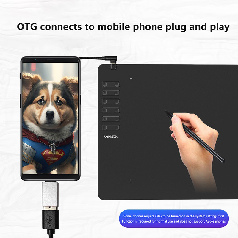 

T1161/T906/ T605 Graphics Tablet For Drawing / Paiting / Gaming Osu, Ultra Thin Art Pen Tablet With