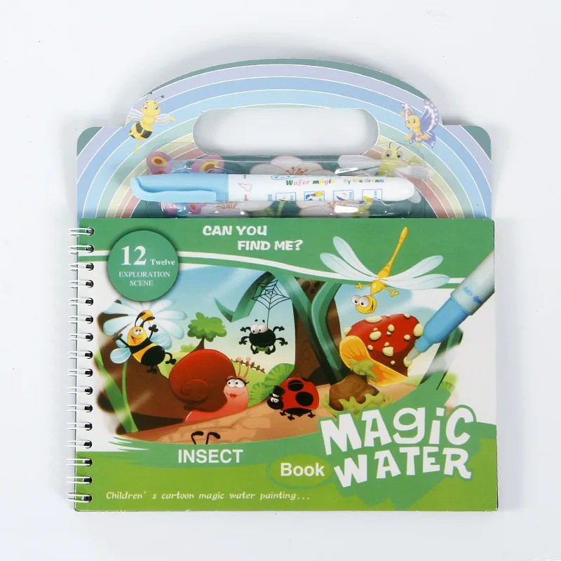 

Magical Water Painting Book Toddler Early Education Toys Reusable Magic Drawing Coloring Book For
