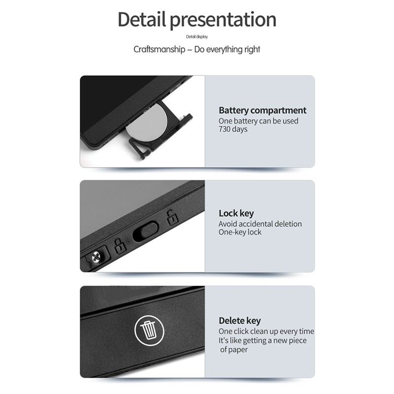 

A16R-6.5 Inch Full Screen Superfine Handwriting Lcd Writing Tablet Drawing Board Electronic