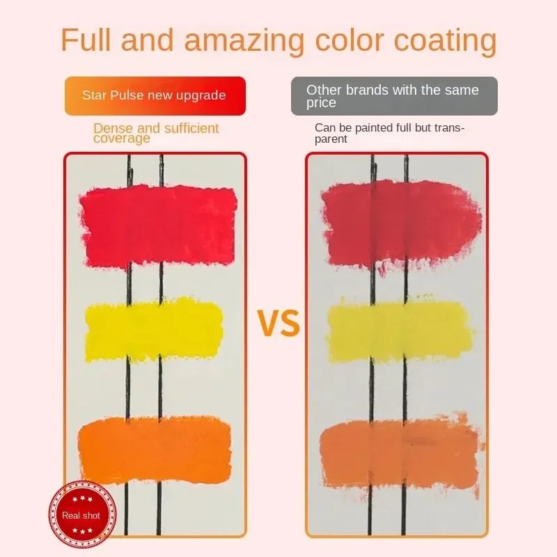 

A Set Non-Toxic Student Graffiti Stick Super Soft Heavy Color Oil Painting Stick Set To Draw The