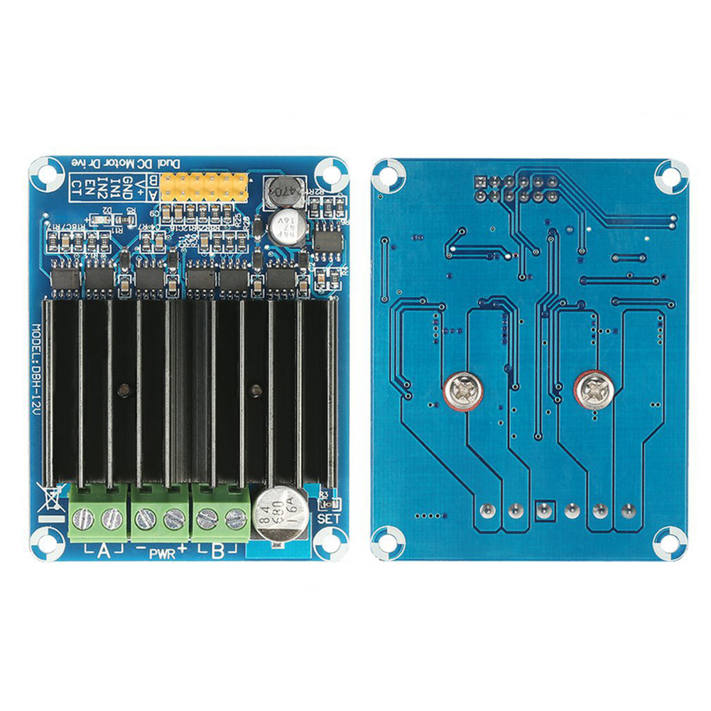 Dual Channel DC Motor Speed Reversible Controller Driver H Bridge DC Motor Controller Driver Board D