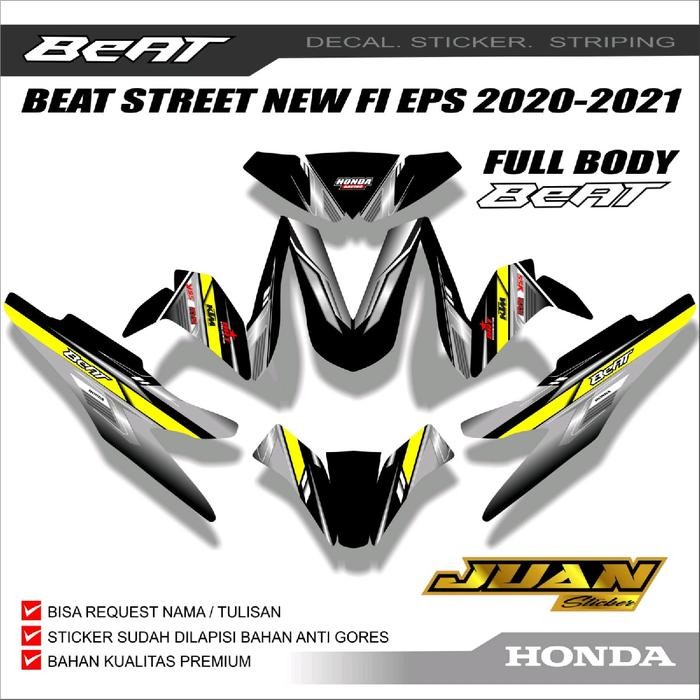 Yukngegas Decal Stiker Motor Beat Deluxe 2020 2021 2022 2023 / Striping Decal Beat Deluxe Full Body
