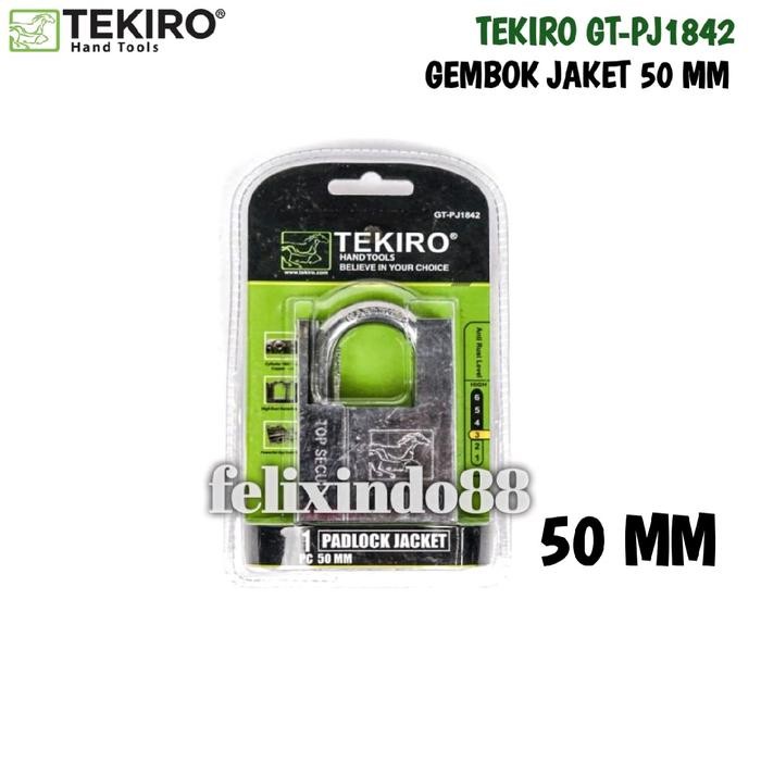 GEMBOK JAKET TEKIRO 50 MM PADLOCK JACKET 50MM TEKIRO GT-PJ1842 GEMBOK PINTU PAGAR RUMAH RUKO KIOS