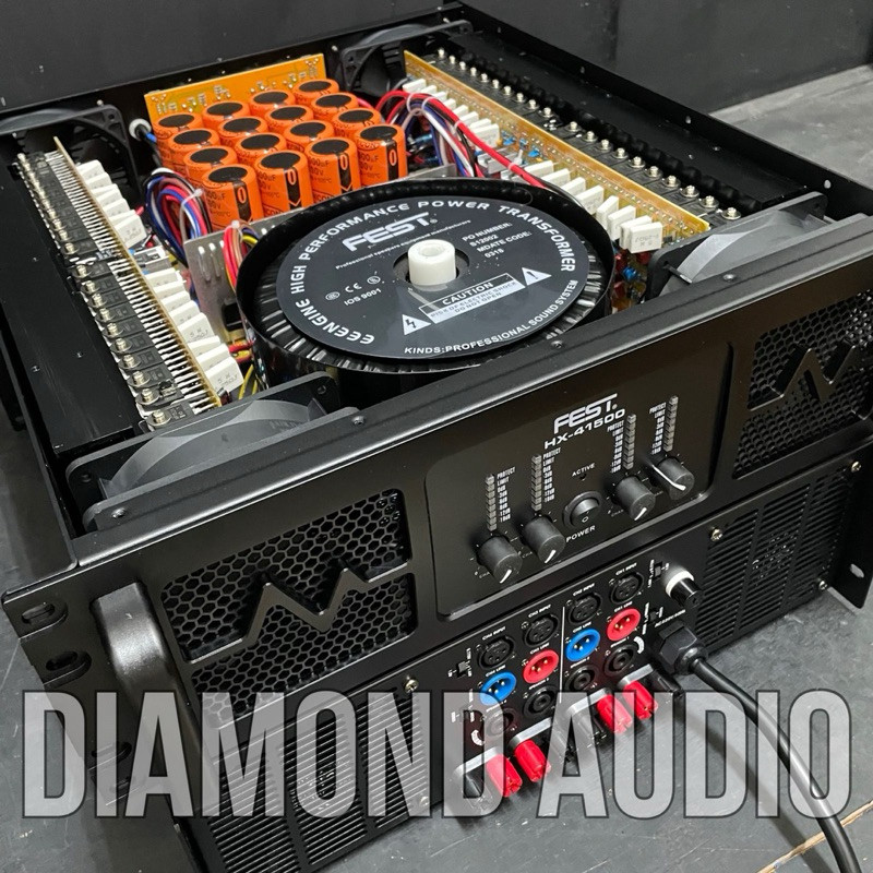 power amplifier fest hx 41500 original 4 channel power fest hx41500
