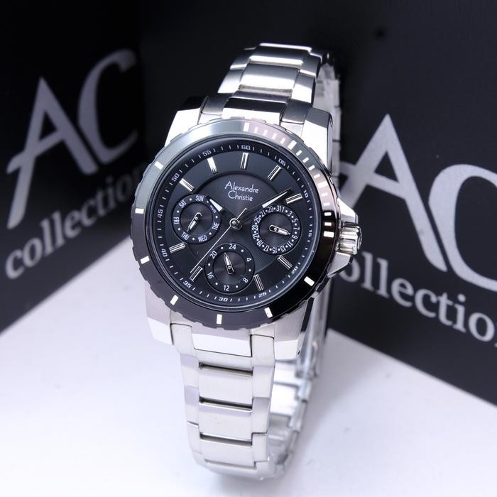 Femmora- Alexandre Christie. Ac 6141. Silver Black. Ladies. Original