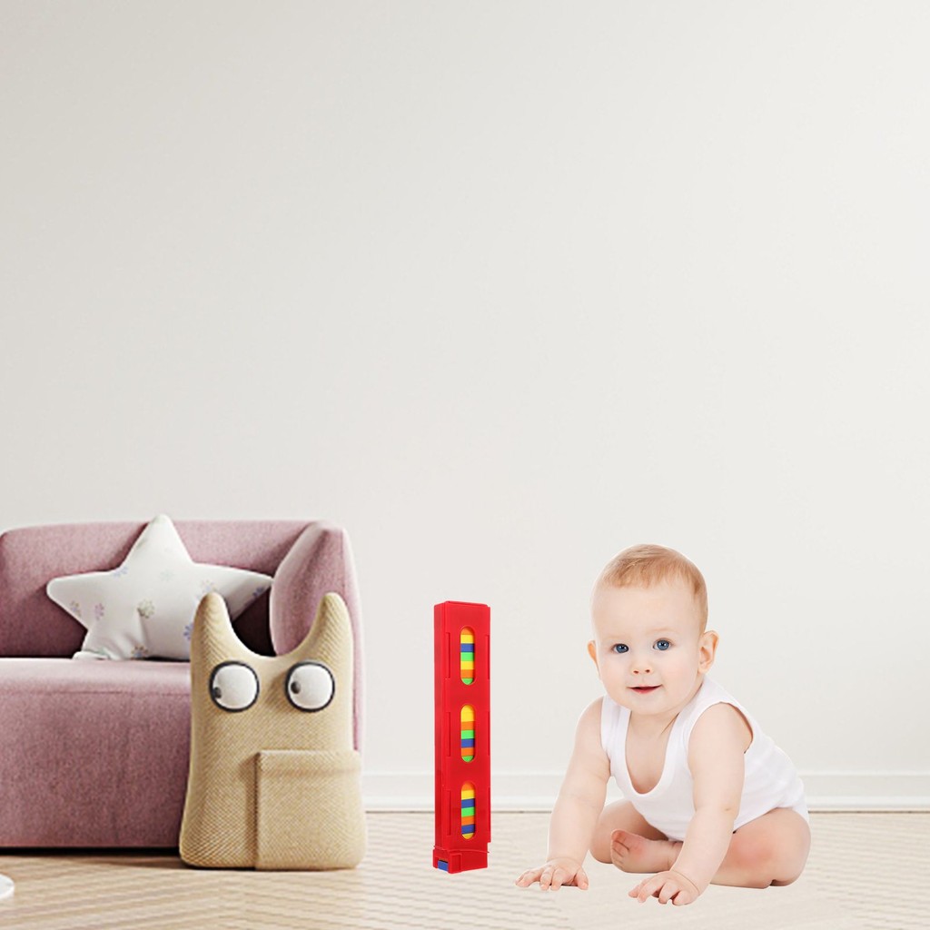 Plastic Domino Toy Early Education Toys Colorful Wood Domino Toy Dominoes Racing Toy Domino Train