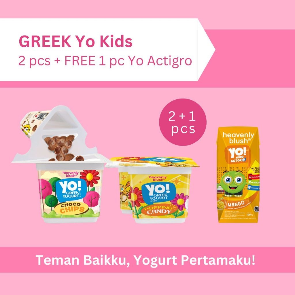 

HEAVENLY BLUSH GREEK YO KIDS [80GR X 4PCS] BEST SELLER