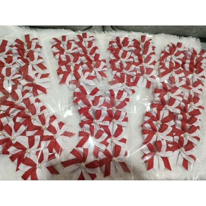 Benteng Onderdil Pita Merah Putih Siap Pakai, Pita Panitia 17 Sdh Ada Peniti / Bross Kerudung Hijab