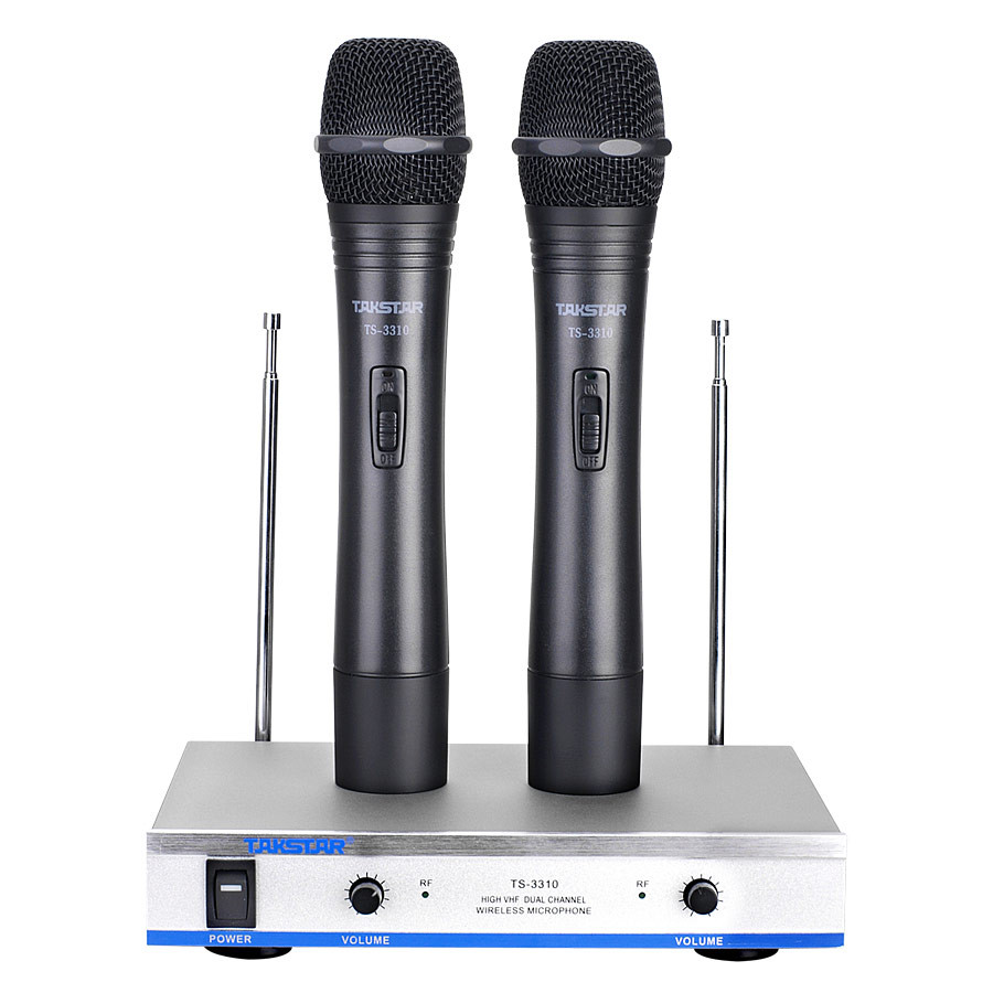 Hot Selling Takstar TS-3310 handheld Wireless Microphone System free shipping with retail packaging