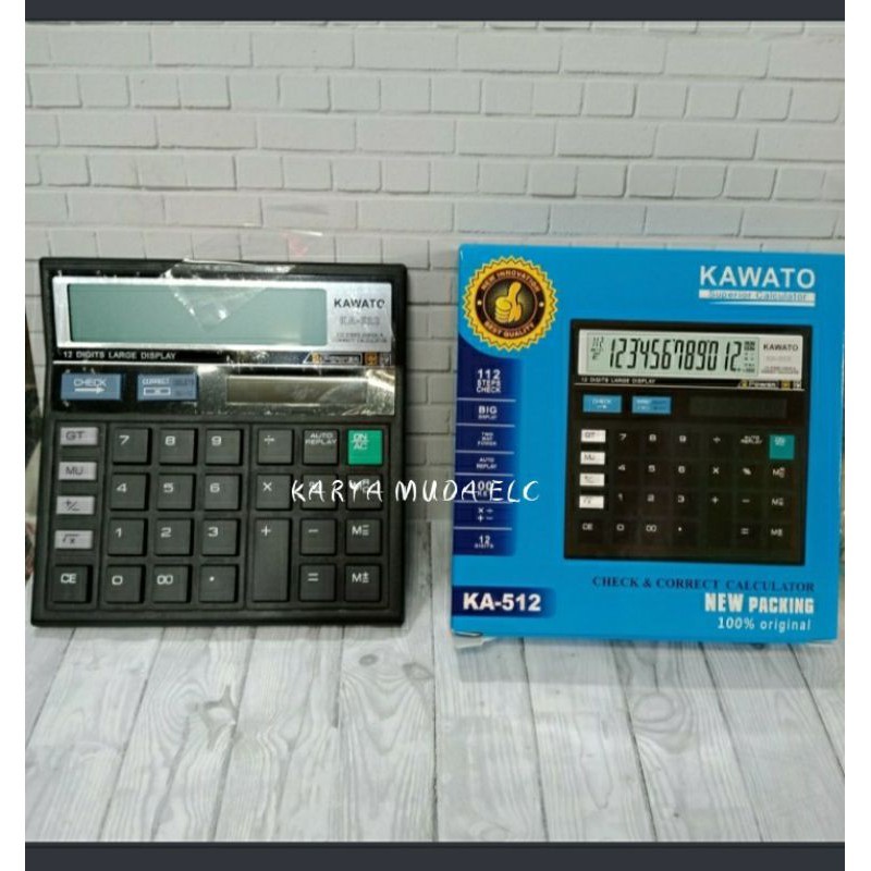

[READY] kalkulator 12 digit/kalkulator kawato ka512