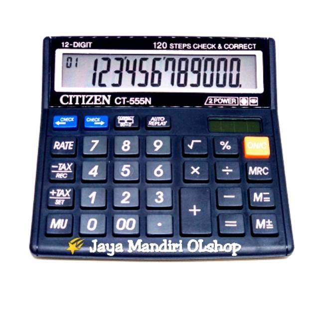 

[READY] Kalkulator Citizen CT-555N / CT 555 N / Tax Calculator / Mark Up Calculation