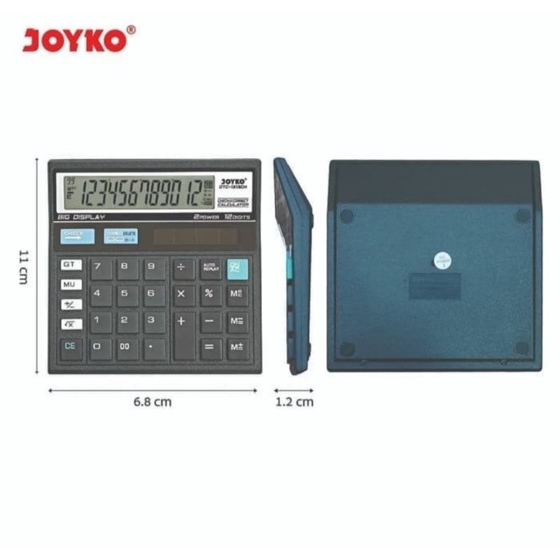 

[READY] Kalkulator Elektronik Joyko DTC-1313CH Electronic Calculator