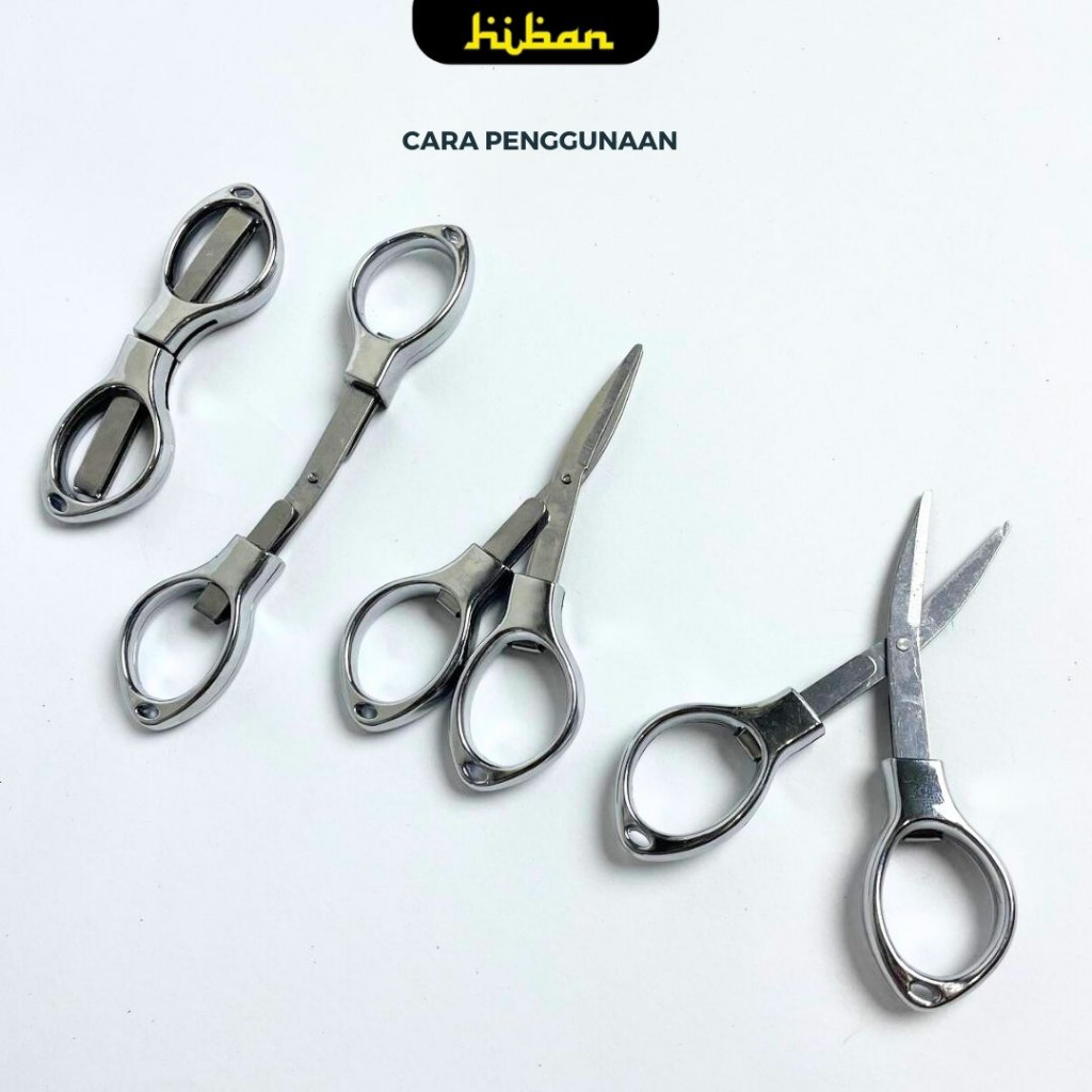 

[READY] Gunting Stainless Portable Perlengkapan haji dan Umroh Hiban Store