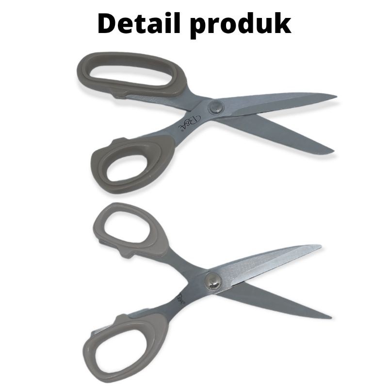 

[READY] GUNTING ALAT POTONG BAHAN KAIN PAKAIAN BAJU KERTAS PLASTIK DAPUR SERBAGUNA STAINLESS STELL