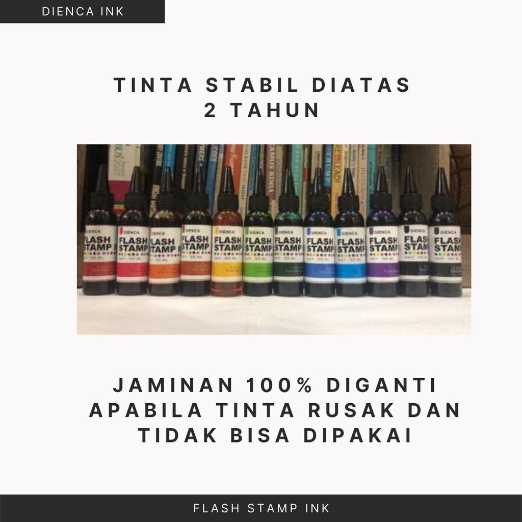 

[READY] Dienca Flash Stamp Ink - Tinta Stempel 500ml PART 2