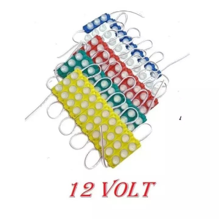 LAMPU LED MODULE 3 WATT 12 VOLT LED MODULE 3 MATA TIMBUL BESAR TERANG