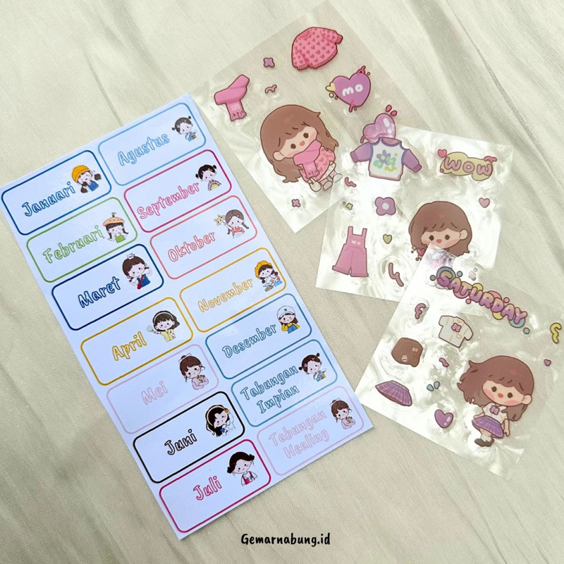 

[READY] Paket Binder Keuangan Lengkap A6, Binder Nabung kalender setahun set lengkap