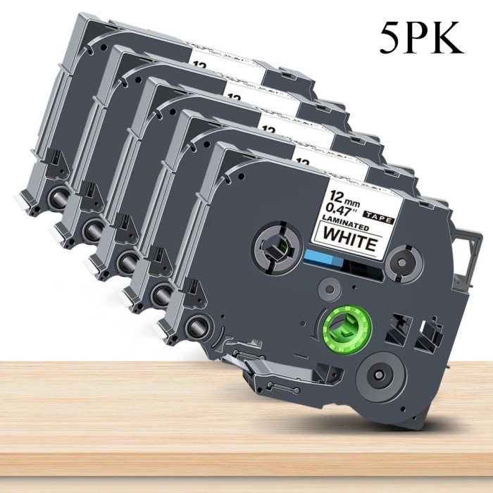 5PK tzc231 Compatible Brother tze Tape tze-231 tze231 tze131 brother