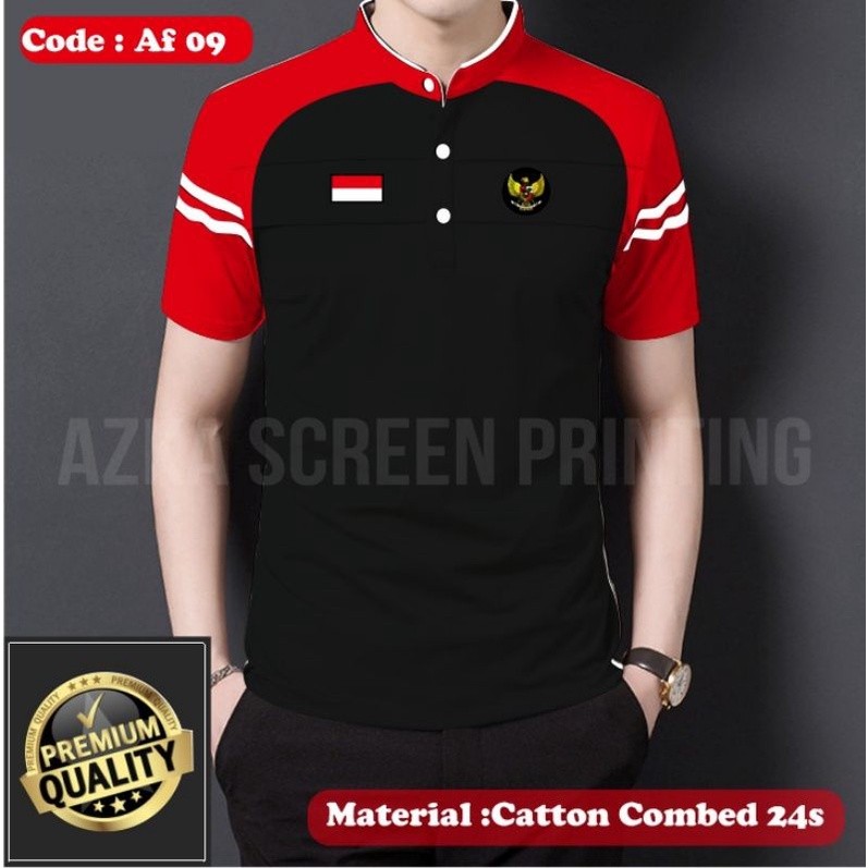 KAOS KERAH SHANGHAI, KAOS RAGLAN, LOGO BORDIR, LOGO GARUDA PANCASILA, KAOS POLOSHIRT, KAOS POLO,