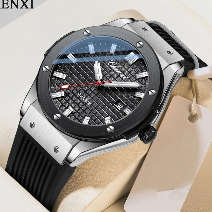 Stylish Casual Watches Men Big Dial Classic Royal Top Brand Silicone