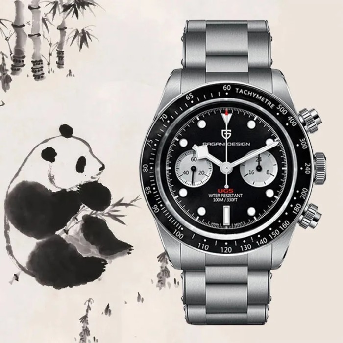 PAGANI DESIGN Men's Watch Panda Chronograph Luxury Quartz Wrist