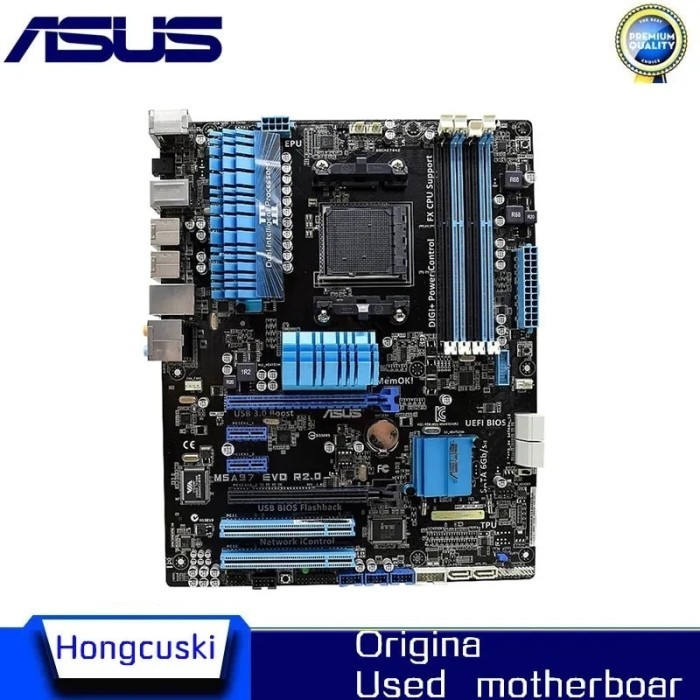 Used AM3+ For AMD 970 motherboard For M5A97 EVO R2.0 Socket AM3 DDR3