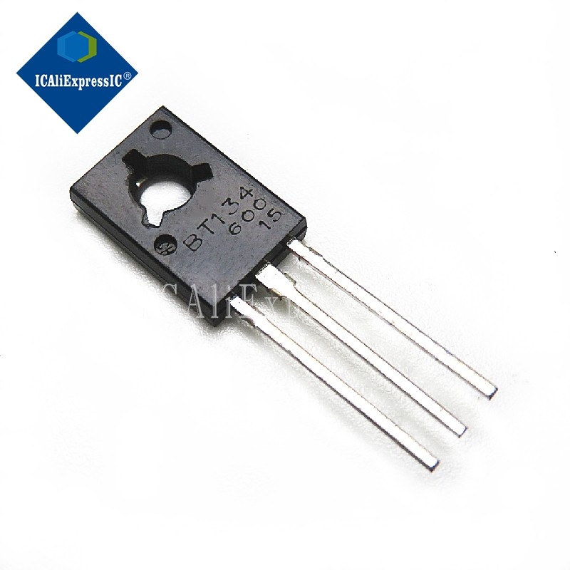 IMPORT 20PCS/LOT BT134-600E BT134 600E TRIAC SENS GATE 600V 4A TO-126 . 