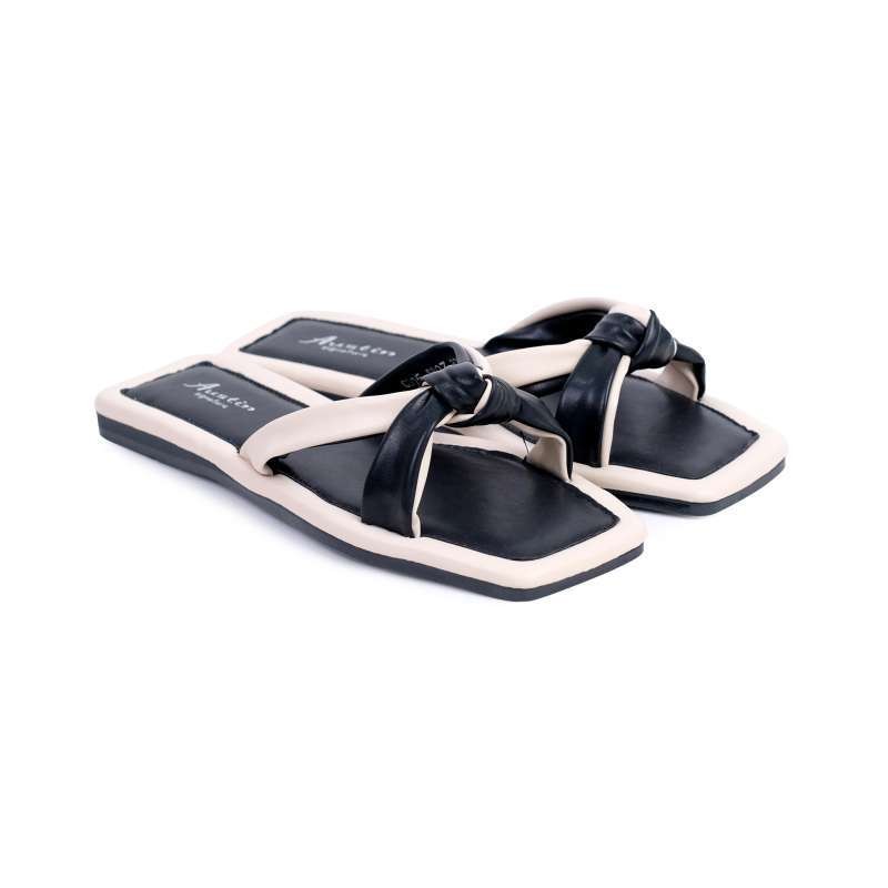 Sandal Wanita Flats AUSTIN Cher - Black *