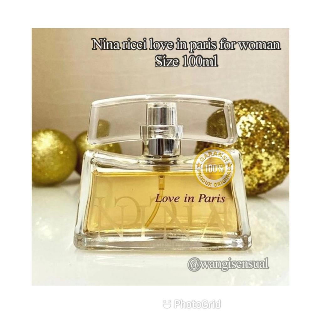 parfum asli nina ricci Love in Paris Nina Ricci for women 100ml (unbox)