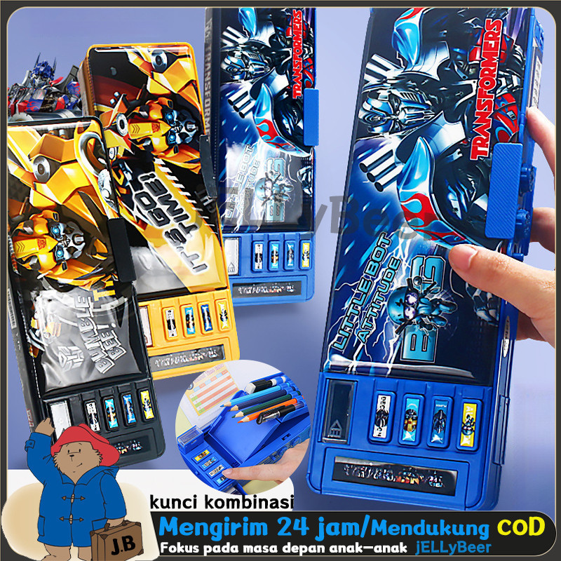 

Multifungsi Password Pencil Case Besar Tempat Pensil Magnet Sandi Kotak Pensil Dua Sisi Tahan Air Dengan Rautan Pensil Kunci Kombinasi Tombol Jadwal kursus dapat dibuat Tempat pensil untuk siswa