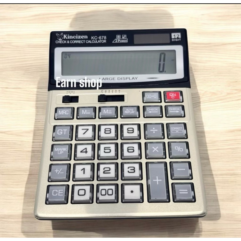 

[JIB] BAYAR DI TEMPAT Kalkulator kincizen CT 678 Kalkulator dagang 12 Digit bisa pake baterai AA atau Baterai jam tangan