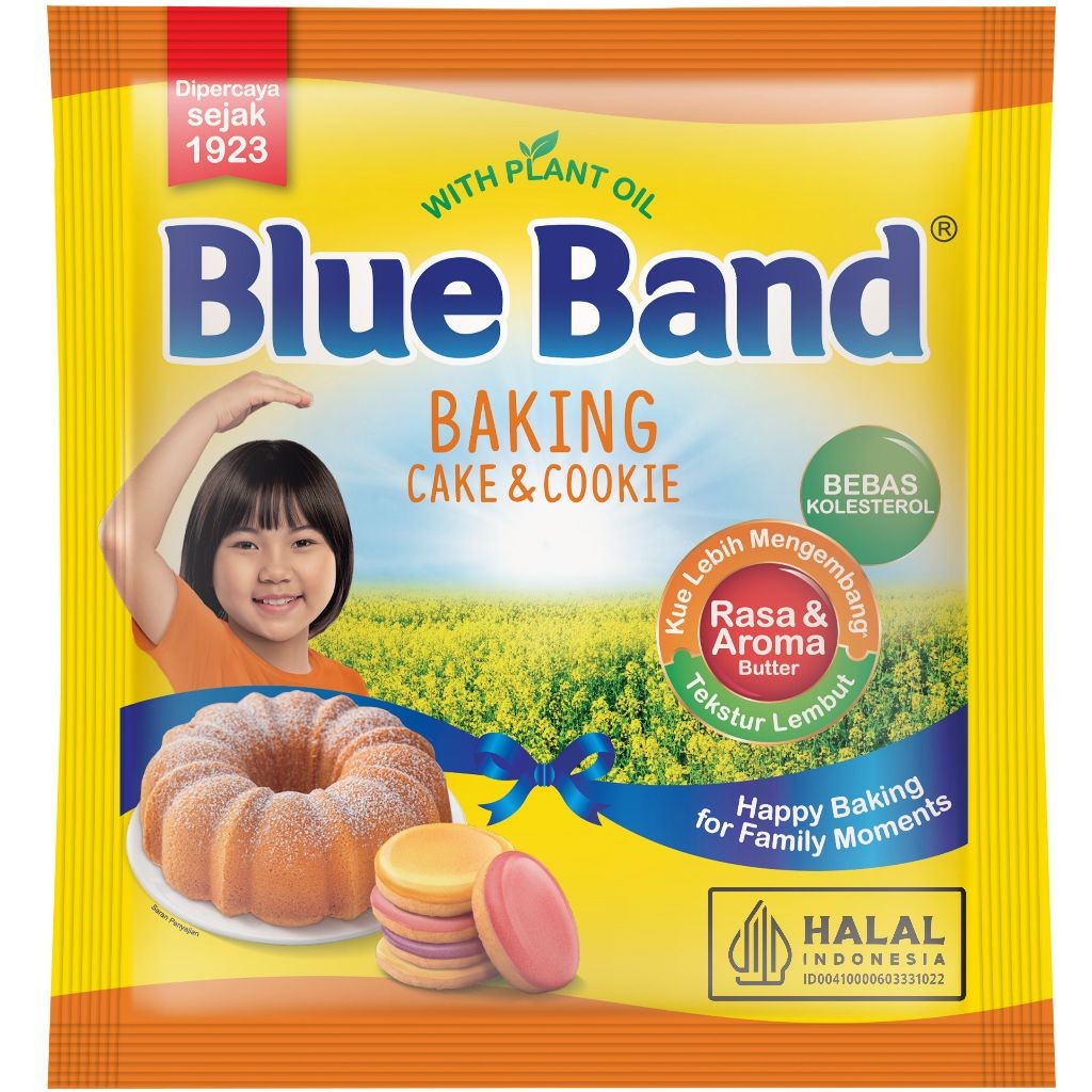 

BLUEBAND CAKE & COOKIE BUTTER MARGARINE 200GR (ED DES 2025)