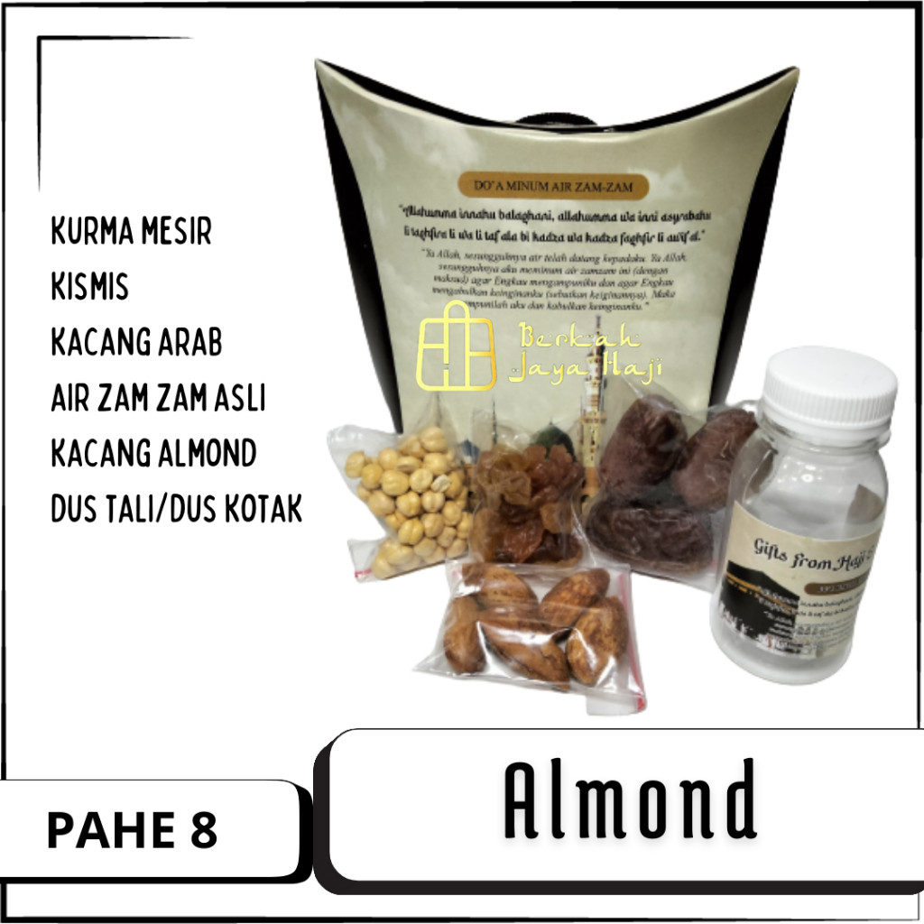 

OLEH-OLEH HAJI DAN UMROH - VARIANT KACANG ALMOND