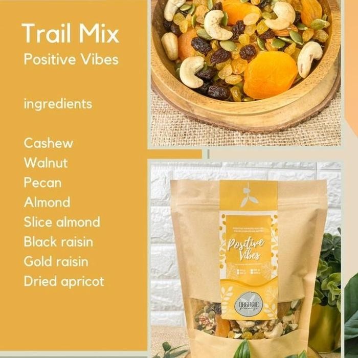 

Trail Mix Nuts / Mix Nuts Positive Vibe 1 KG Premium Quality Fresh Terlaris