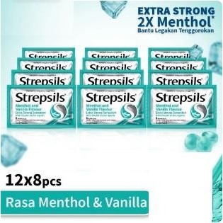

Strepsils Extra Strong 12x8 - Strepsils BOX -Permen Pereda Tenggorokan Terlaris