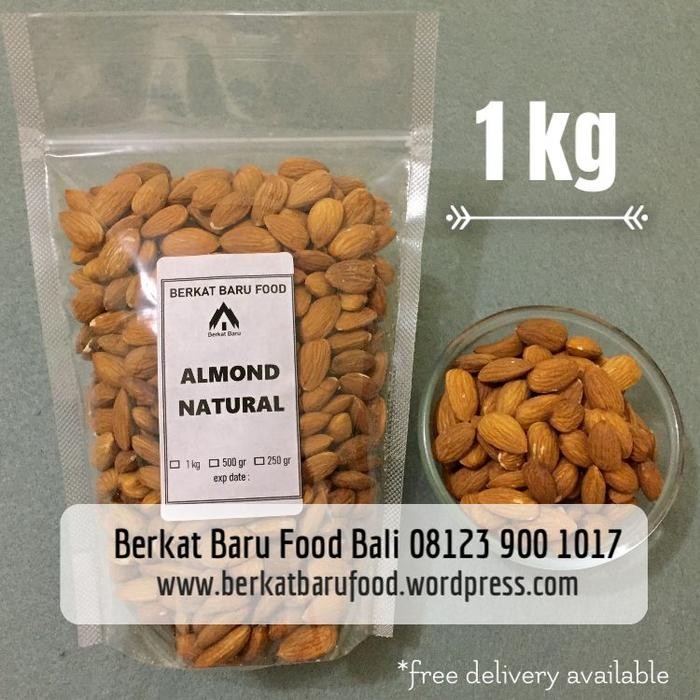 

Almond Whole Natural / Almond Utuh Natural 500 gram Terlaris