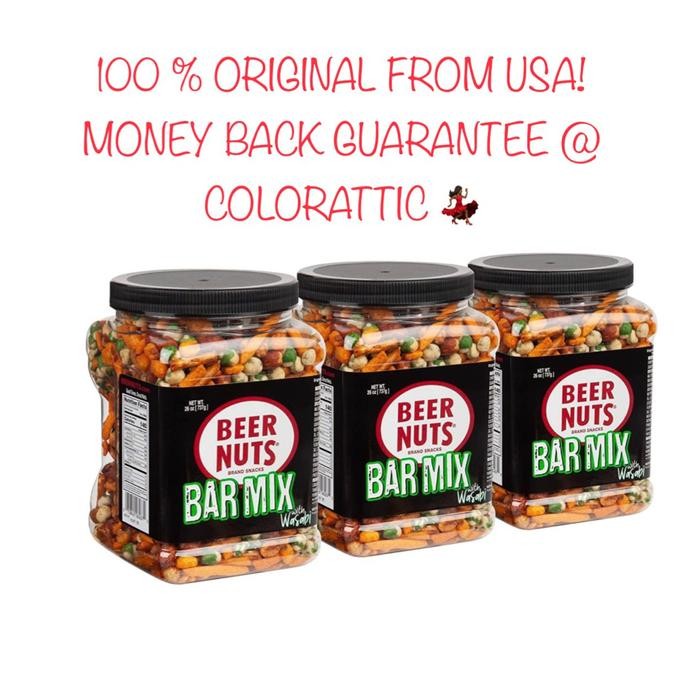 

BEER NUTS SNACK MIX WITH WASABI - FROM USA Terlaris