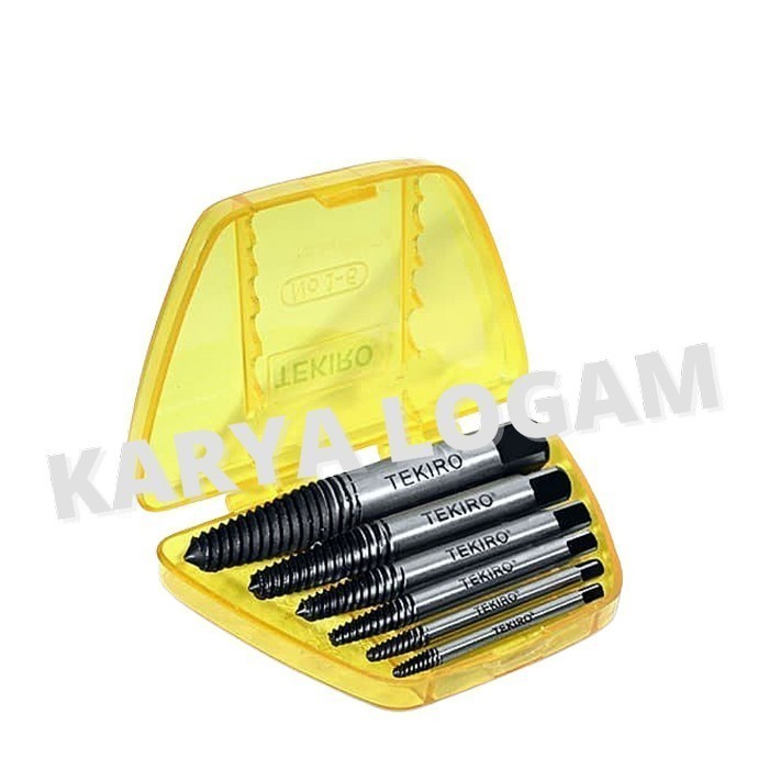 Tuklex- Tekiro / Veloz Tap Balik Mata Bor Pembuka Baut Patah Rusak 6pc