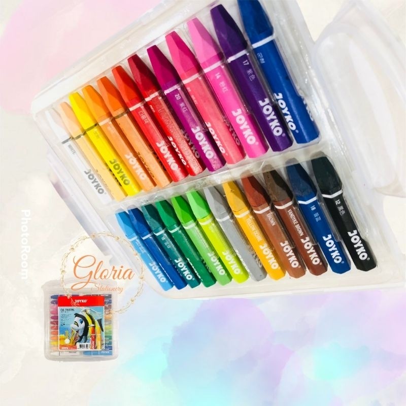 

[READY] JOYKO Oil pastel 24 color/ Crayon 24 warna JOYKO/ Krayon 24 warna Joyko