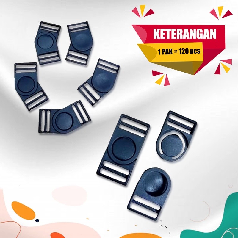 

JH8 Stopper Tali ID Card Ukuran 2Cm / 20 mm Kualitas bagus