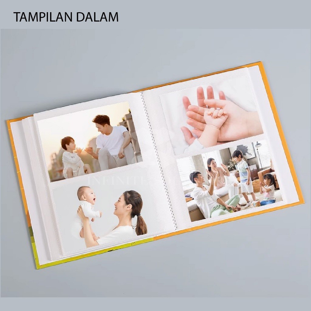 

JH8 BUKU ALBUM 2R isi 50 Lembar Sleeve 2P 2 sisi / bisa isi 200 Foto 2R / 6X9 CM / Photocard /