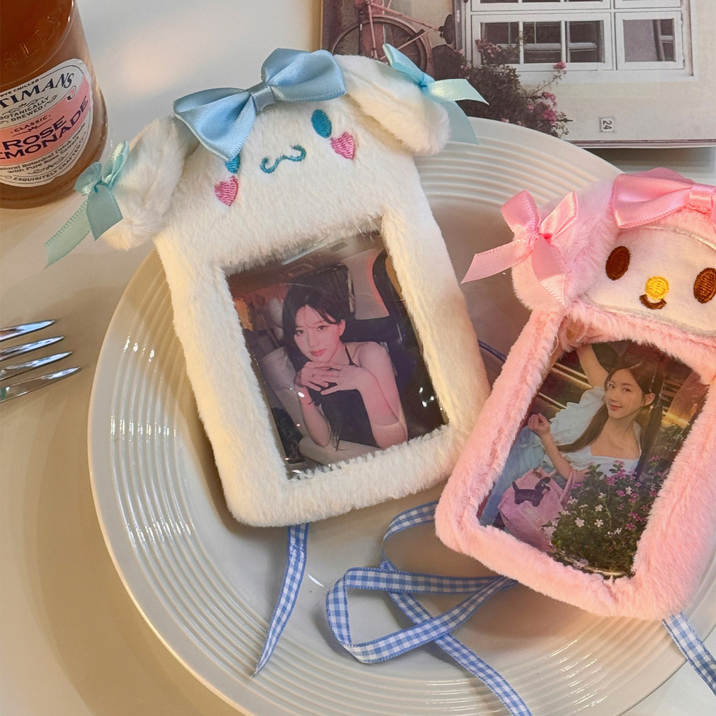 

JH8 Lucu Sanrio 3 Inch Photo Card Holder Kartun Kartu Mewah Tas Kartu Bus Kartu ID Bank Kartu