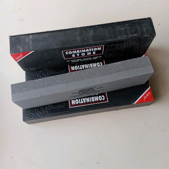 (Expert) Batu asah cap 5 tiger import teknologi German - batu asah serbaguna Pisau Knife Dapur