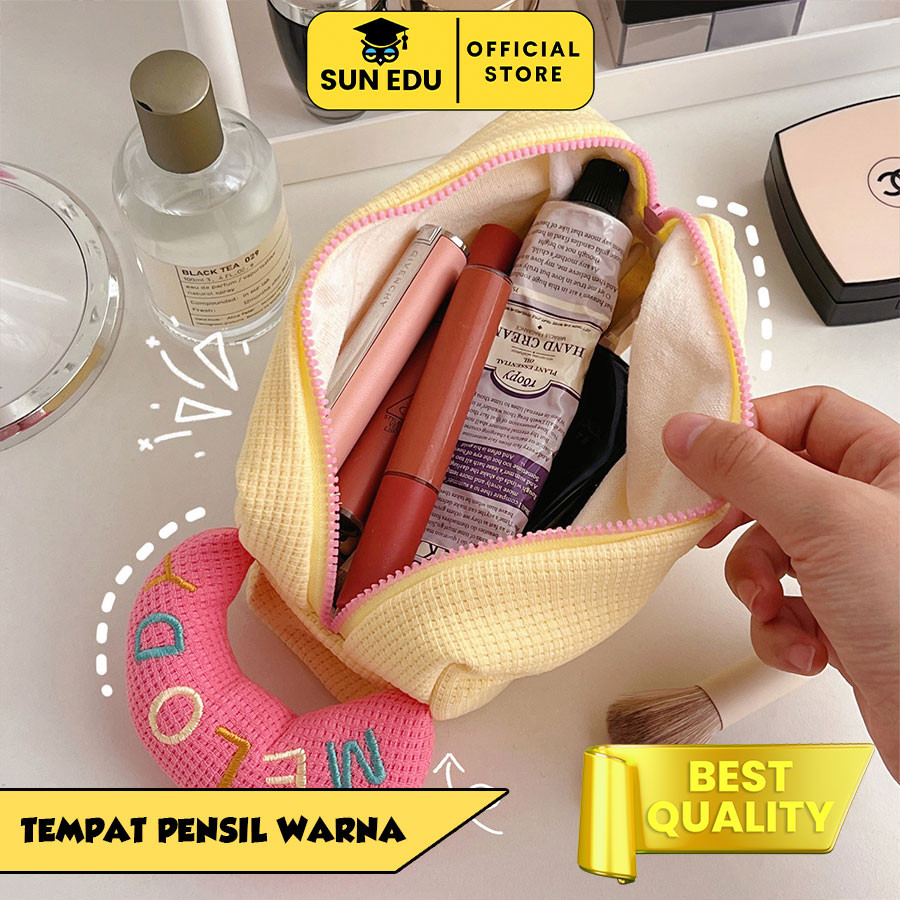 

JH8 Makeup travel pouch pastel/ Tempat pensil korean cute aesthetic