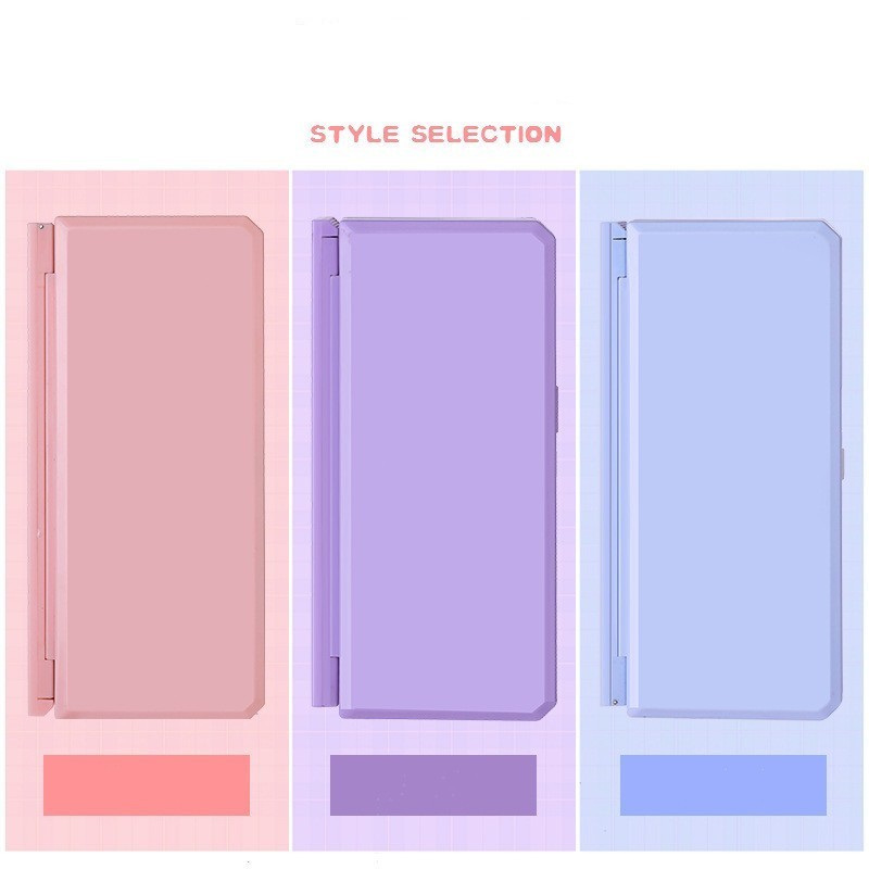 

JH8 Tempat Pensil 2IN1 Multifungsi Pencil Case Book Holder Kotak Pensil Lipat dengan Tatakan Buku