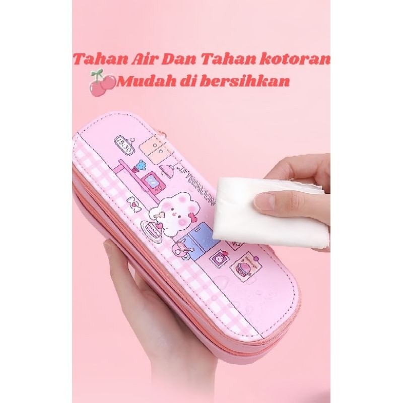 

JH8 Tempat Pensil 2 Layer Motif Lucu / Kotak pensil Alat Tulis Style Korea / Pouch Pancil case