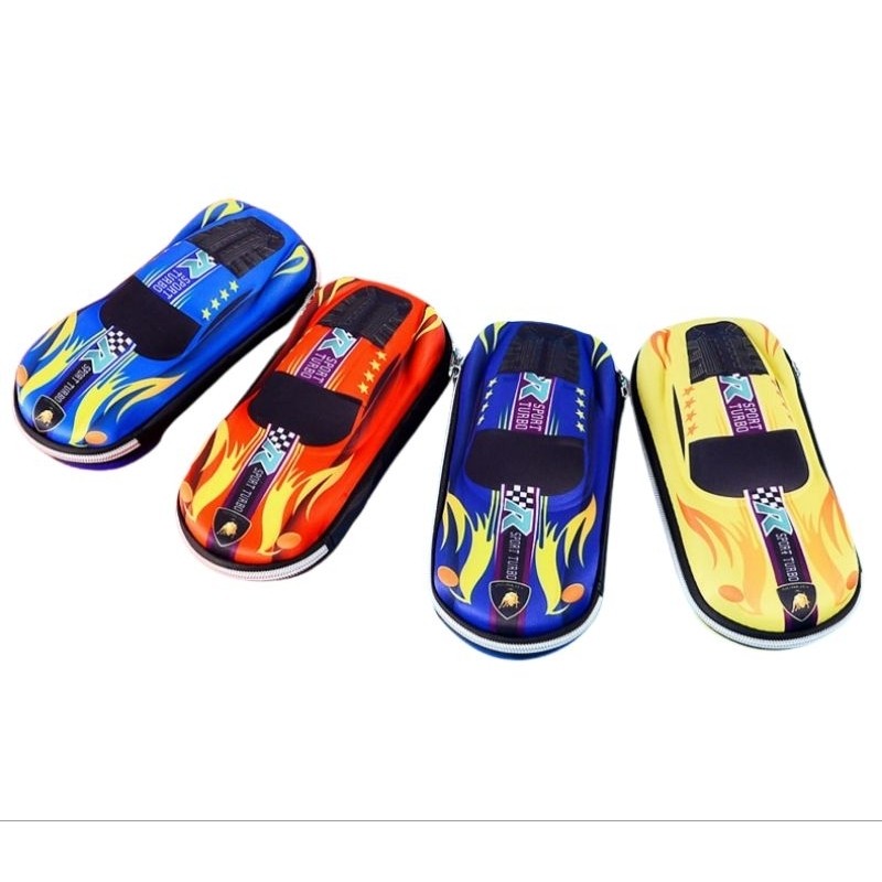 

JH8 CNC Kids - Tempat Pensil Kotak Pensil Pencil Case TK SD Bahan EVA 3D Mobil Car