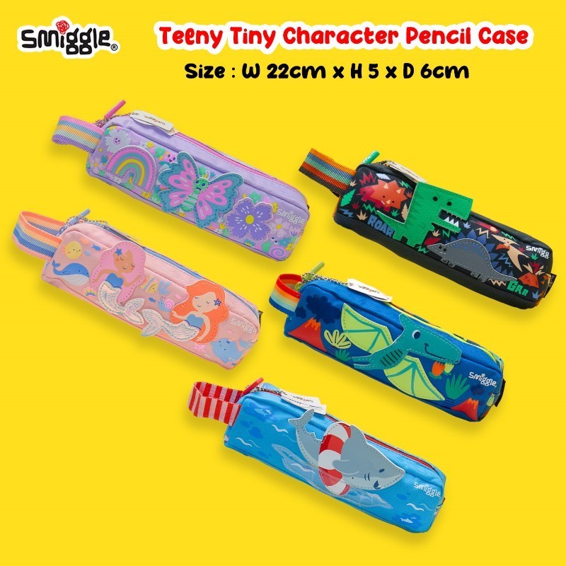 

JH8 Smiggle Teeny Tiny Character Pencil Case animals STPC